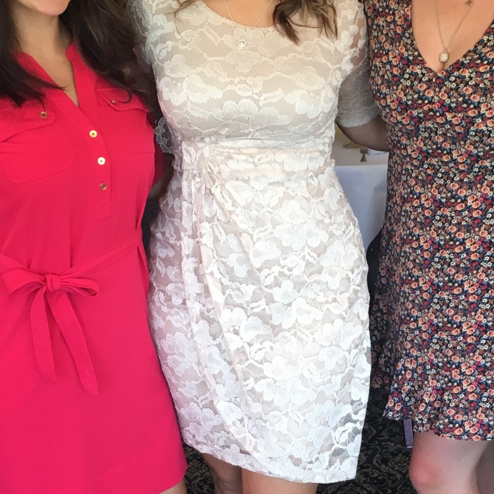White Bridal Shower Dress